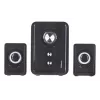 DEFENDER V11 11 W laidiniai 2.1 staliniai garsiakalbiai, USB 5 V, juodi