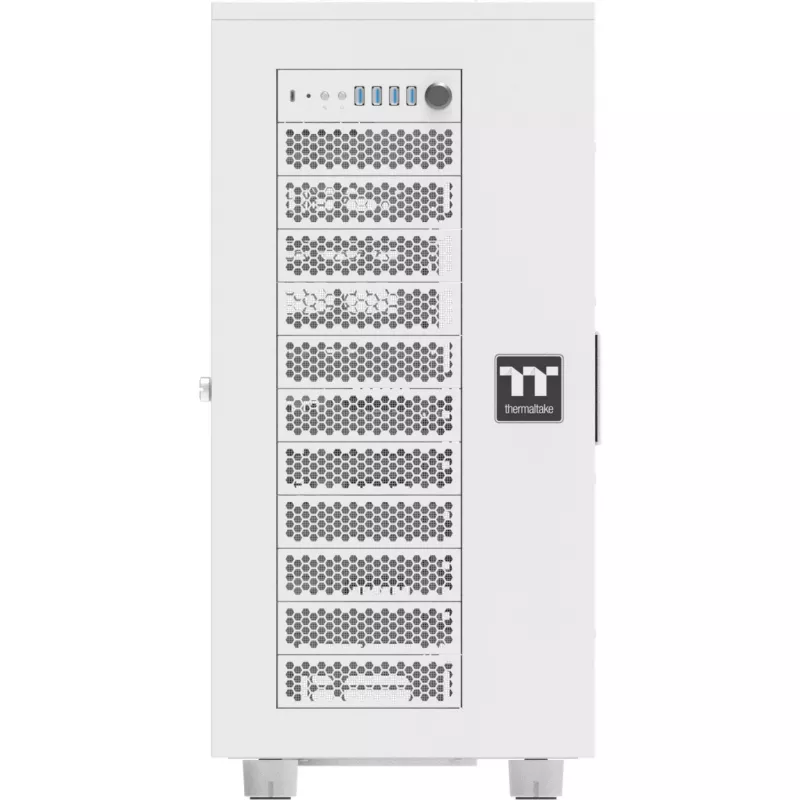 Korpusas Thermaltake AX700 Grand Tour E-ATX su stikliniu šoniniu dangteliu (Baltas)
