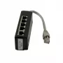 Synergy 21 S215232 - RJ45 - RJ45 - 0,15 m - Juoda - Pilka