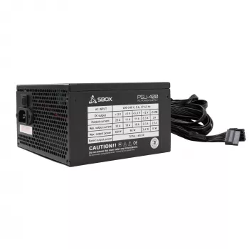 ATX maitinimo blokas SBOX PSU-400-2 400W, ATX formos faktorius