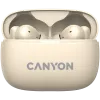 Canyon CNS-TWS10BG Ausinės ir ausinių rinkinys Tikras belaidis stereofoninis (TWS) Įstatomos ausinės pokalbiams/muzikai/sportui/kasdieniam naudojimui USB Type-C Bluetooth Smėlio spalvos (CNS-TWS10BG)