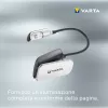 Varta 16618 – Segtuvinis žibintuvėlis, juodas-sidabrinis, LED, 9 lm