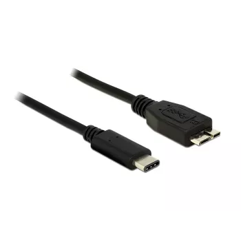 USB laidas DeLOCK 1 m USB 3.1 / USB 3.2 Gen 2 USB-C – Micro-USB B juodas