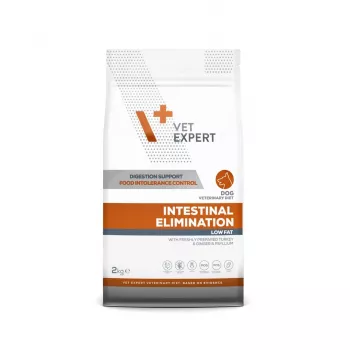 Sausas šunų ėdalas VETEXPERT Veterinary Diet Intestinal Elimination, veterinarinė formulė, 2 kg, kalakutiena, 31% baltymų