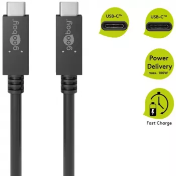 Goobay 49254 USB laidas juodas