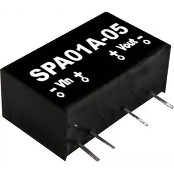 Maitinimo keitiklis / inverteris Mean Well SPA01B-05, įėjimas 18–36 V, išėjimas 5 V, 1 W