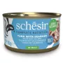 Šlapias ėdalas katėms Agras Pet Foods Schesir Tuna su jūrų ešeriu 85 g pakelis, 13% baltymų, 2,5% riebalų, 82% drėgmės