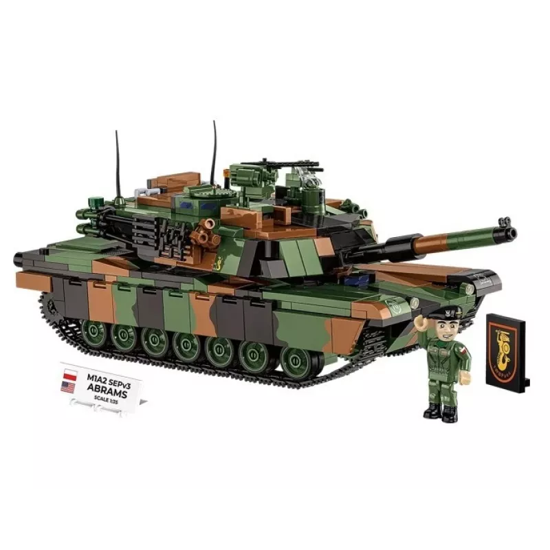 Konstruktorius Cobi M1A2 SEPV3 Abrams su 1 065 kaladėlių