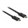 USB C laidas DeLOCK 84847 USB 3.2 Gen 2 2m juodas