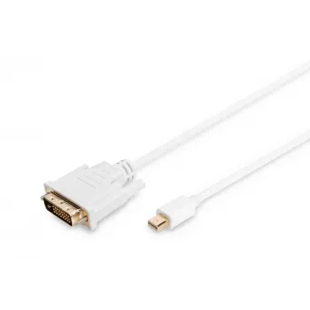 Kabelis DisplayPort 1.1a mini DP-DVI tipas MM 2.0m