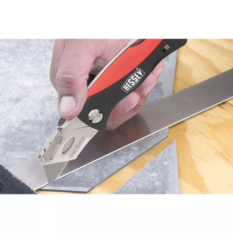 BESSEY DBKPH-SET fiksuoto peilio rinkinys juoda/raudona