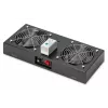 Stogo ventiliatorius Digitus DN-19 FAN-2-WM-T-SW 19 inch 2 ventiliatoriai