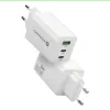 Maitinimo blokas everActive SQ-655Q 65W, 1×USB-A + 2×USB-C greitas įkrovimas