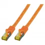 RJ45 jungiamasis kabelis Cat.6A S/FTP LSZH Cat.7 žalias