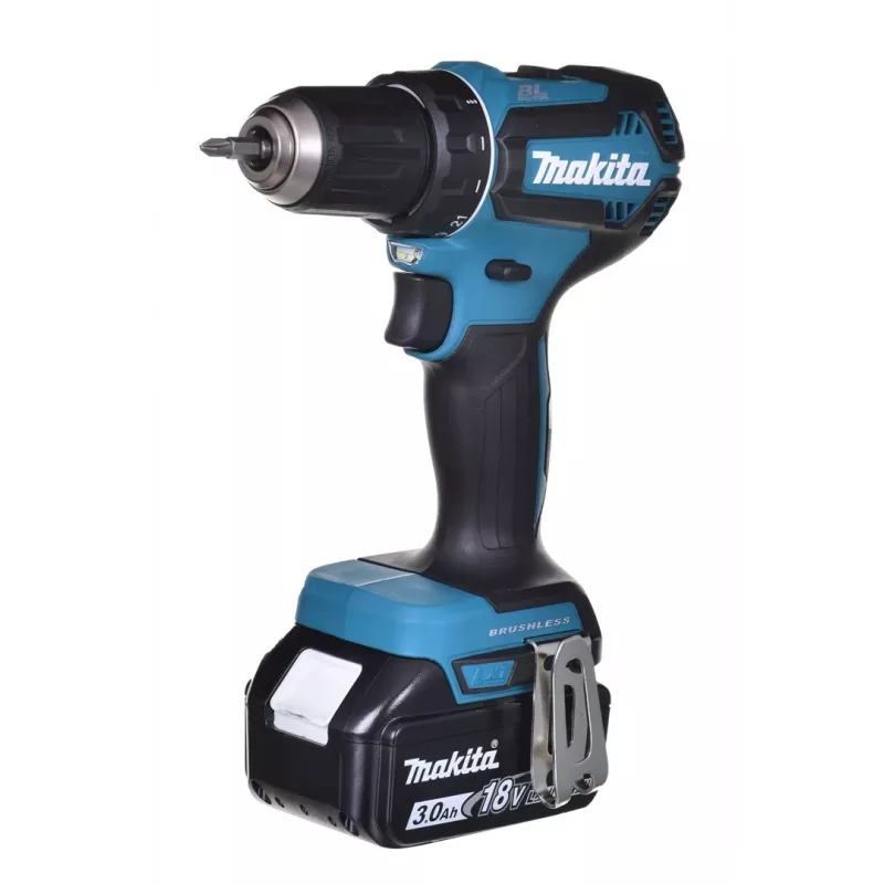 MAKITA DDF485RF3J Gręžtuvas 3x 18V 3Ah