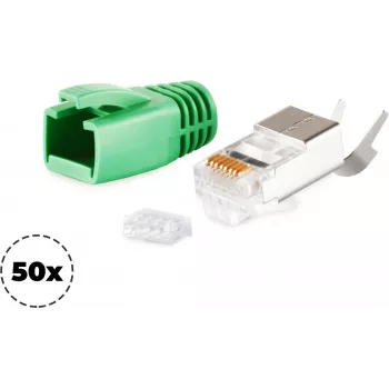 RJ-45 kištukas ShiverPeaks 72067-50G žalias