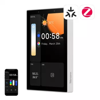 Išmanusis valdymo skydelis Sonoff NSPanel Pro 120 – Wi‑Fi, Bluetooth, Zigbee, sieninis išmaniųjų namų interfeisas