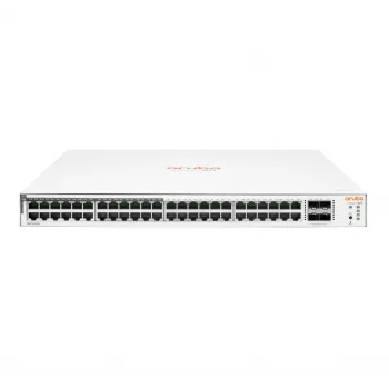 HPE Aruba Networking Aruba Instant On 1830 48G 24p PoE+ 4SFP 370W valdomas L2 Gigabit Ethernet jungiklis 1U
