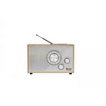 Radijo imtuvas ELTRA Nightingale USB/BT šviesiai ruda