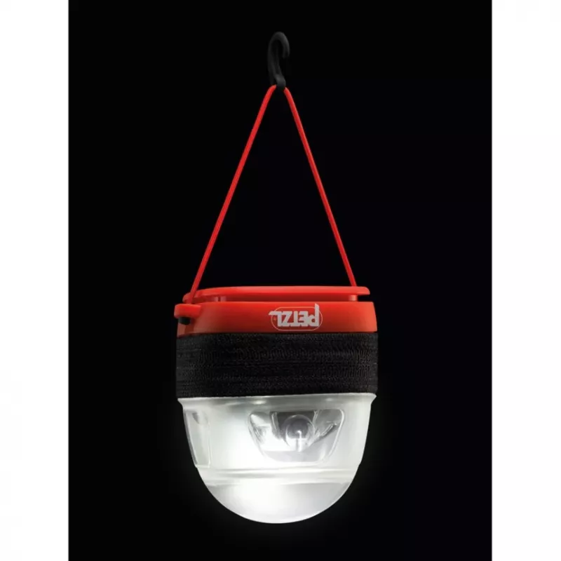 Petzl NOCTILIGHT juoda, raudona – apsauginis dėklas ir šviesos difuzorius