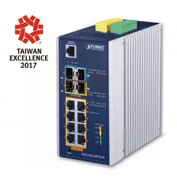 Valdomas L3 Gigabit Ethernet jungiklis PLANET IGS-5225-8P2S2X