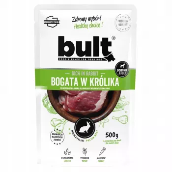 BULT Rabbit-Rich Meat Pouch šlapias šunų maistas 500g