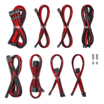Dvigubas StealthSense rinkinys Corsair RMi, RMx raudonas