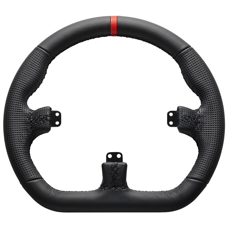 Asetek SimSports GT Vairas - Closed D, oda - juodas