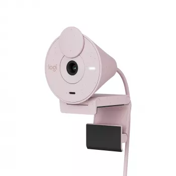 Internetinė kamera Logitech Brio 300 2MP Full HD USB-C rožinė