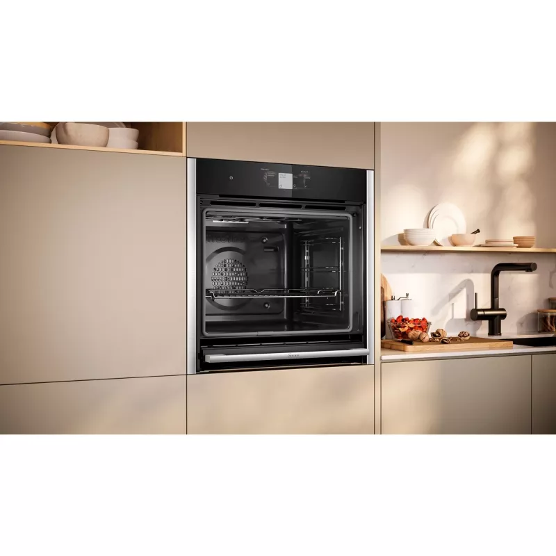 Neff B64CT73N0 orkaitė 71 L, juoda, nerūdijantis plienas
