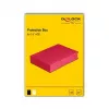 Apsauginė dėžutė DeLOCK 18374 3,5 inch HDD raudona