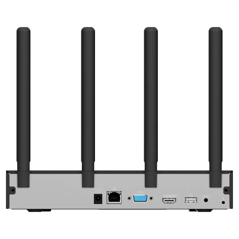 Tinklinis vaizdo registratorius IMOU N118W juodas – 18 kanalų, 4 kanalų atkūrimas, 3840×2160 maks., dviejų juostų Wi‑Fi, SATA iki 16 TB