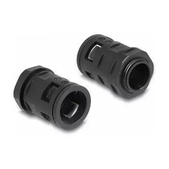 Kabelių mova DeLOCK 60465 Juodas Plastikas 21.2mm 2m