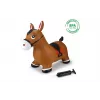 Pripučiamas šokinėjantis žaislas gyvūnėlis Jamara Hopping Animal Horse rudas su pompa