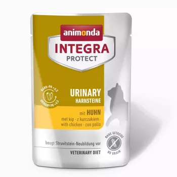 Šlapias kačių ėdalas animonda Integra Protect Urinary Struvit su vištiena 85 g paketėlis