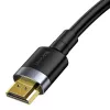 Baseus Cafule 4K HDMI vyriškas į vyrišką adapterio laidas 2 m juodas