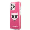 Karl Lagerfeld KLHCP13XTPECPI kietas dėklas iPhone 13 Pro Max 6,7 inch Fuchsia/FUSCHIA Choupette Head