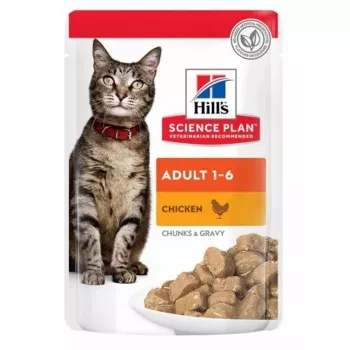 HILL'S Science Plan Adult su vištiena - šlapias kačių ėdalas - 85g