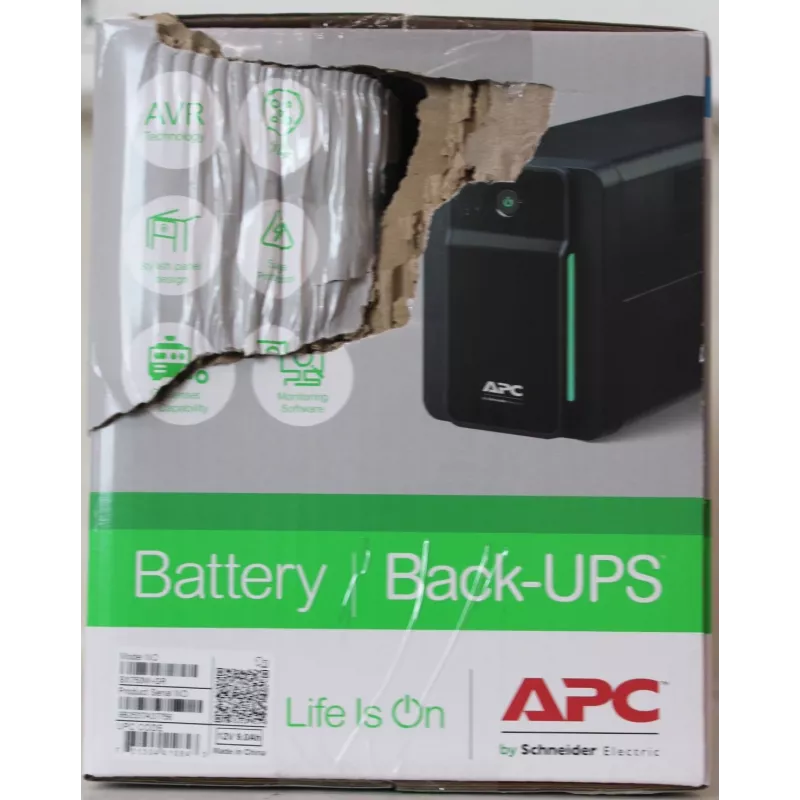 Nepertraukiamo maitinimo šaltinis Schneider Electric APC Back-UPS BX750MI-GR — 750 VA, 410 W, linijinis-interaktyvus, įmontuota baterija