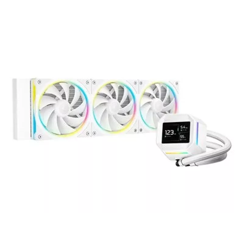 DeepCool LM360 WH skysčio aušinimo rinkinys procesoriui 12 cm baltas 1 vnt.