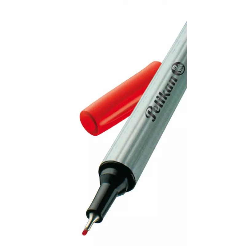 Pelikan Fineliner 96 Fine 0,4 mm juoda, mėlyna, raudona, 3 vnt.