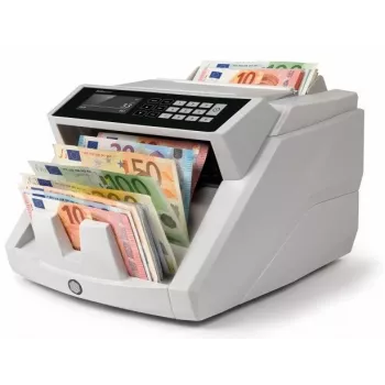 Safescan 2465-S banknotų skaičiavimo mašina juoda, balta