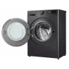 Skalbimo mašina LG F2WR508S2M – priekinė pakrova, 8 kg, 1200 aps./min., A energijos klasė, 60×48 cm, LED, vidurio juoda