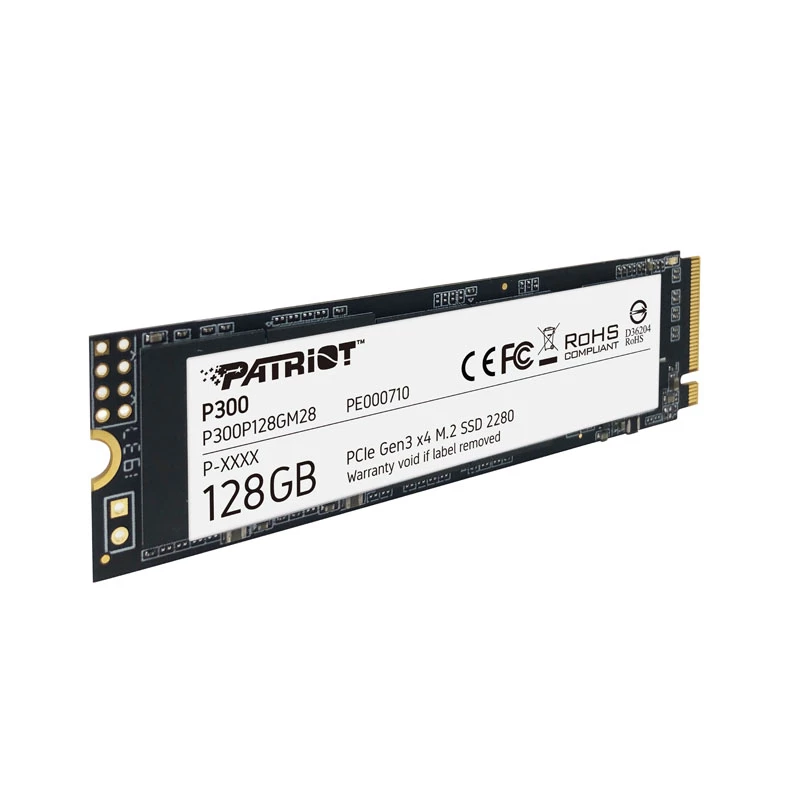 Patriot Memory P300P128GM28 vidinis kietojo kūno diskas M.2 128 GB PCI Express NVMe