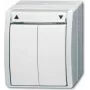BUSCH-JAEGER Jalousietaster 2621/4W-54 ocean alpinweiss IP44 2621/4W-54 (2621/4W-54)