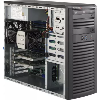Supermicro SuperChassis 732D4-903B (juodas) - Tower - E-ATX 900 W juodas USB/Audio