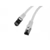 Tinklo jungiamasis kabelis LANBERG Cat8 S/FTP (S-STP) RJ-45–RJ-45 Pilka 0,5 m