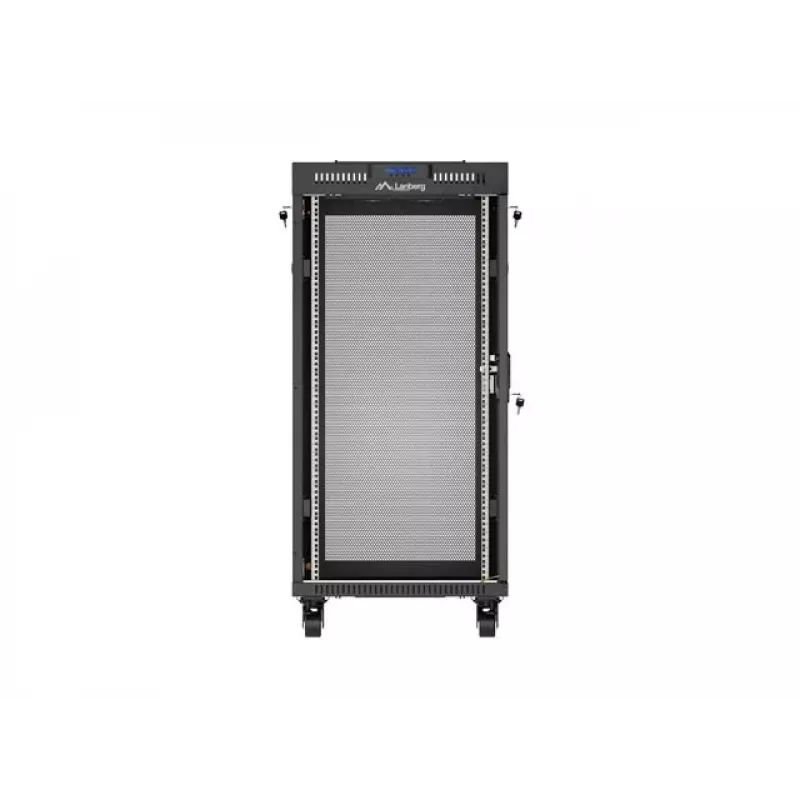 Laisvai pastatomas serverio spintos korpusas LANBERG FF01-6824-23BL 24U 600×800 mm IP20 Juodas