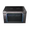 Sieninis tinklo stovas Extralink 6U 600x450 Juodas