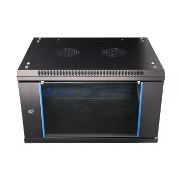 Sieninis tinklo stovas Extralink 6U 600x450 Juodas